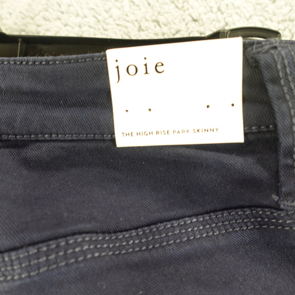 JOIE High Rise Park Skinny G Black Size 26 - Picture 7 of 13